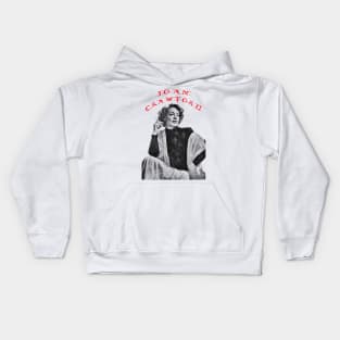 joan crawford visual art Kids Hoodie